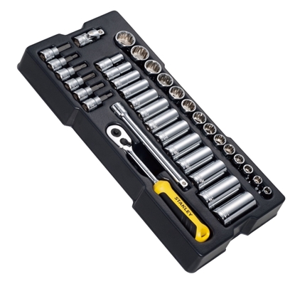 Attēls no STANLEY ZESTAW KLUCZY  36el. 3/8" TRANSMODULE
