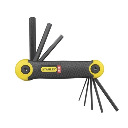 Attēls no Stanley Zestaw kluczy imbusowych hex wielofunkcyjne 1,5-8mm 8szt. (69-264)