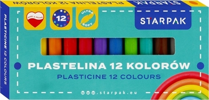 Picture of Starpak PLASTELINA 12KOL SCHOOL STK PUD 1/40