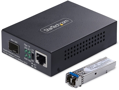 Изображение StarTech MCM1110SMLC40 konwerter sieciowy 2000 Mbit/s 1310 nm Pojedynczy Czarny
