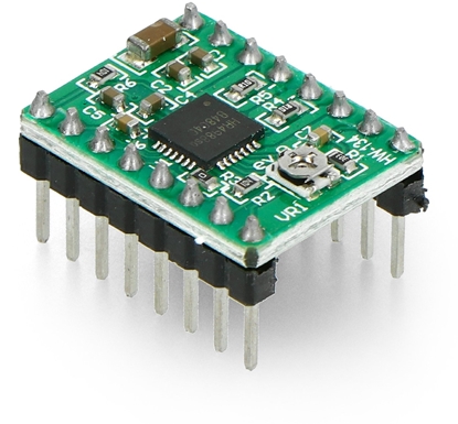 Изображение Sterownik silnika krokowego A4988 RepRap - zielony}