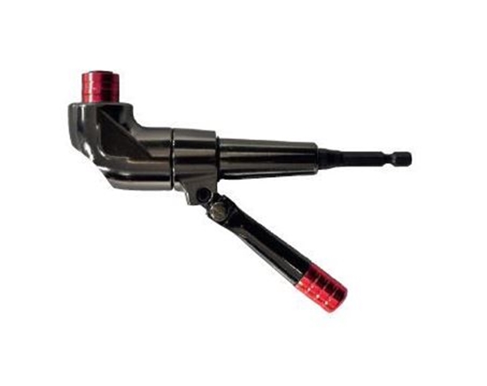 Picture of Angle transmission for bits, magnetic bitholder, extra handle, 125mm