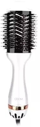 Attēls no Suszarko-lokówka Osom Oral Care Suszarka do wosów z gorcym powietrzem OSOM One Step Hot Air Brush OSOM601WH biaego koloru z promieniowaniem podczerwonym 1000 W