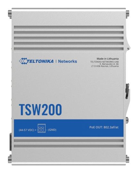 Picture of Switch|TELTONIKA|TSW2000000B0|PoE ports 8|240 Watts|TSW200