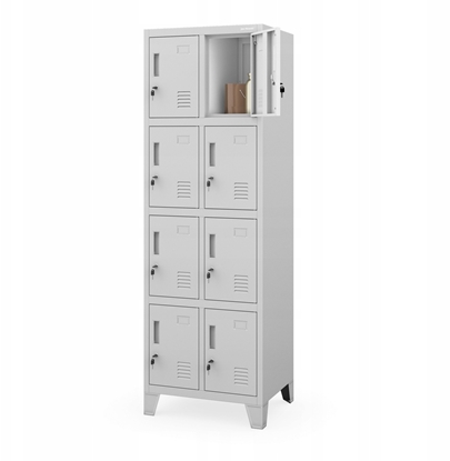 Attēls no Szafa skrytkowa socjalna BHP szara podwójna: ROBERT 2 Plus