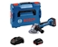 Изображение Szlifierka Bosch Bosch cordless angle grinder GWS 18V-10 P Professional, 125mm (blue/black, 2x Li-ion battery 5.0Ah, in L-BOXX)