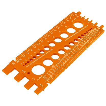 Attēls no Bolt and nut gauge 225mm (diam, length, thread) Truper®