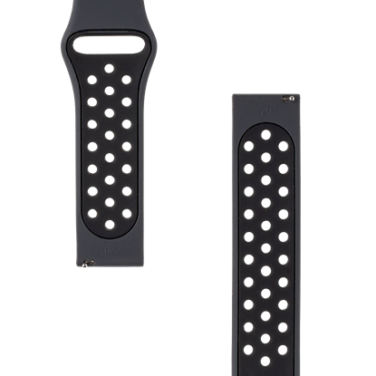 Picture of Tactical 856 Double Silicone Band 20mm / black