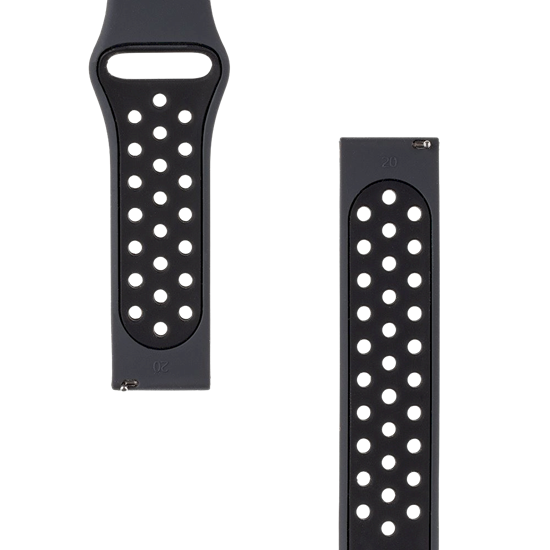 Picture of Tactical 856 Double Silicone Band 20mm / black