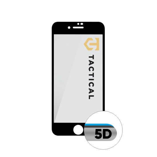 Изображение Tactical Glass Shield 5D for Apple iPhone 7/8/SE2020/SE2022 / black