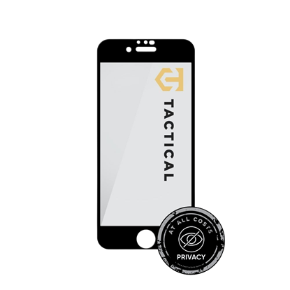 Attēls no Tactical Glass Shield Privacy Stealth 5D for Apple iPhone 7/8/SE 2020/SE 2022 / black