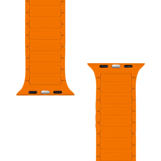 Picture of Tactical MagBand Magnetic Band for Apple Watch 42/44/45/46/49 / grey/orange