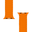 Attēls no Tactical MagBand Magnetic Band for Apple Watch 42/44/45/46/49 / grey/orange