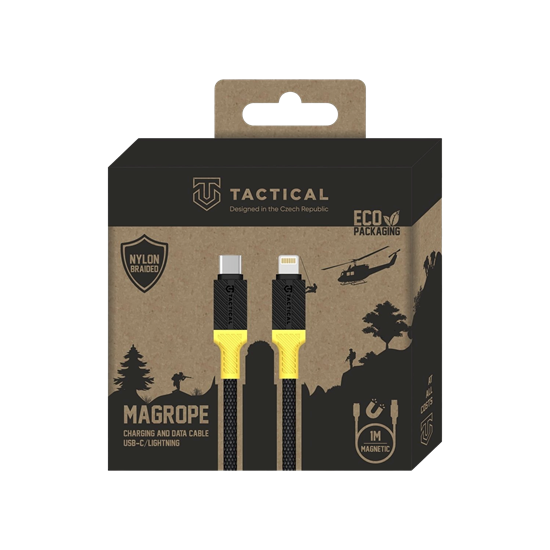 Изображение Tactical MagRope USB-C/Lightning Cable 1m / black/yellow