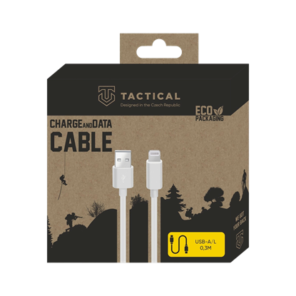 Изображение Tactical Smooth Thread USB-A/Lightning Cable 0.3m / white