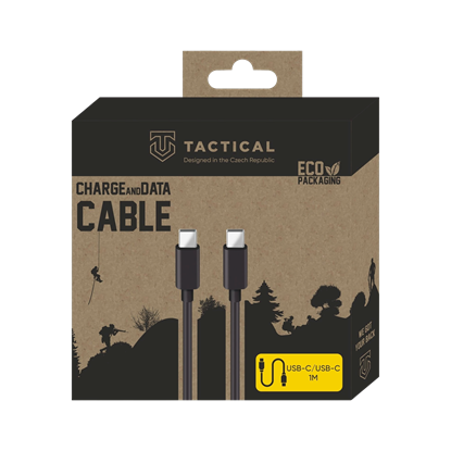 Изображение Tactical Smooth Thread USB-C/USB-C Cable 1m / black
