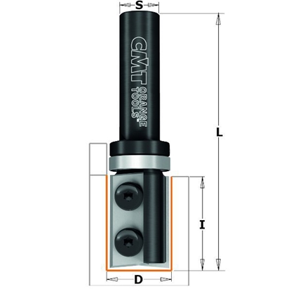 Attēls no Taisnā pirkstfrēze CMT; S=8 mm; D=19 mm