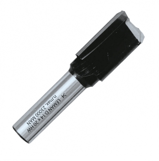 Picture of Taisnā pirkstfrēze LEMAN F408-715-40EL; 15 mm; 8 mm