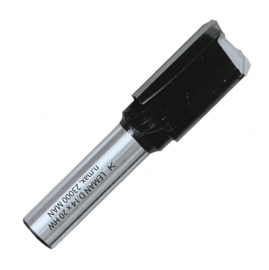 Picture of Taisnā pirkstfrēze LEMAN F408-720-40EL; 20 mm; 8 mm