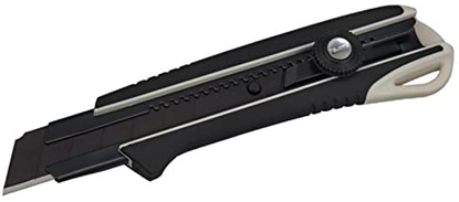 Picture of Tajima Sustiprintas gumuotas peilis lauomomis 25mm geletmis, fiksuojasi ratuko pagalba Tajima DORA Juodas blade