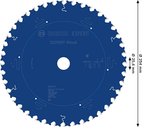 Picture of TARCZA PILARSKA EX WO T 254x25.4-40