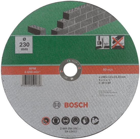 Picture of TARCZA TNCA Ø 230 X22,23 X3,0MM PROSTA