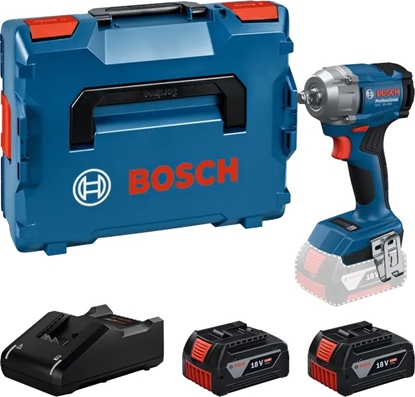 Изображение Triecienatslēga Bosch GDS 18V-350 Professional; 18 V; 2x4,0 Ah akum.