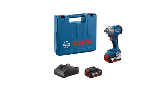 Изображение Triecienatslēga Bosch GDS 18V-350 Professional; 18 V; 2x4,0 Ah akum. + L-Case