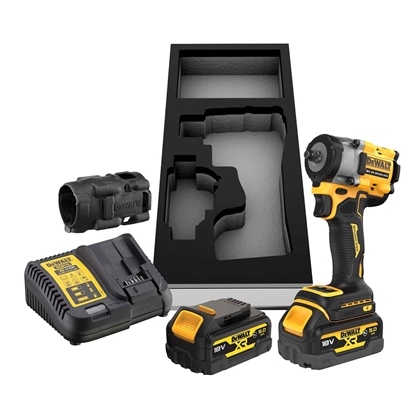 Attēls no Triecienatslēga DeWalt DCF923P2G-QW; 18 V; 2x5,0 Ah akum.