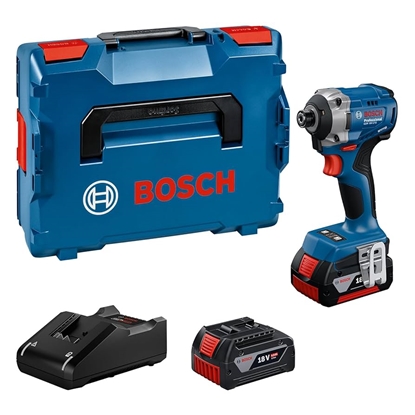 Изображение Triecienskrūvgriezis Bosch GDR 18V-215 Professional; 18 V; 2x4,0 Ah akum.