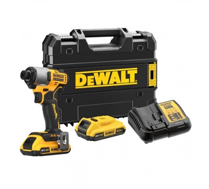 Attēls no Triecienskrūvgriezis DeWalt DCF840D2T; 18 V; 2x2,0 Ah akum.