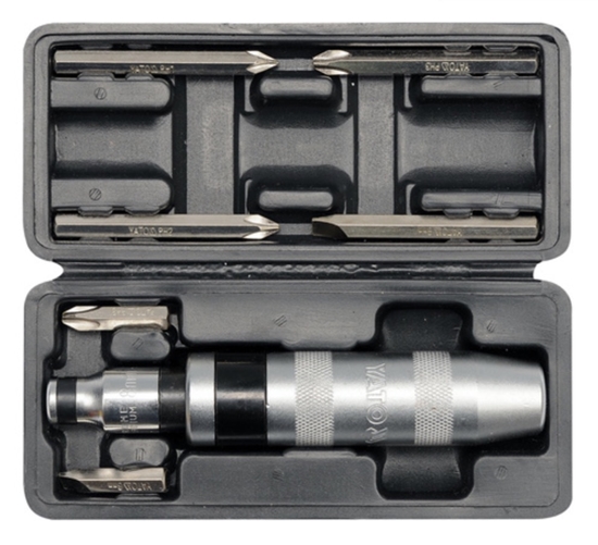 Picture of Triecienskrūvgriezis Yato YT-2802 + skrūvēšanas uzgaļi