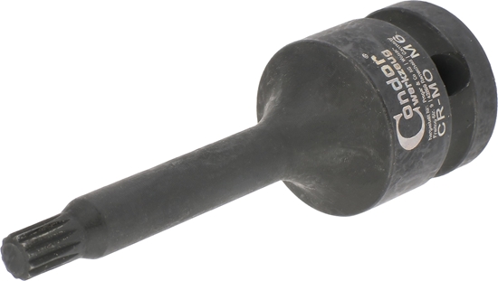 Picture of Triecienskrūvgrieža uzgalis Condor Werkzeug C12071/K06; 1/2''; SPLINE M6; 78 mm