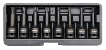 Attēls no Triecienuzgaļu komplekts  Yato YT-1068; 1/2''; 8 gab.