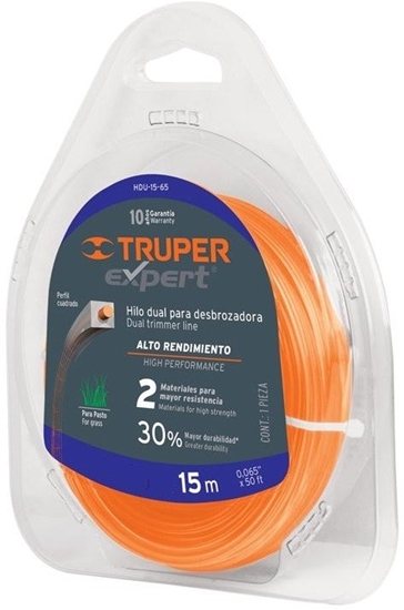Изображение Trimmera aukla (kvadrāta) Truper HDU-15-80; 2 mm/15 m