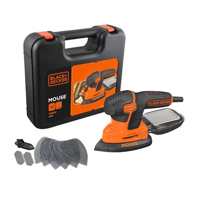 Изображение Trīsstūra slīpmašīna Black & Decker KA2500K-QS; 120 W