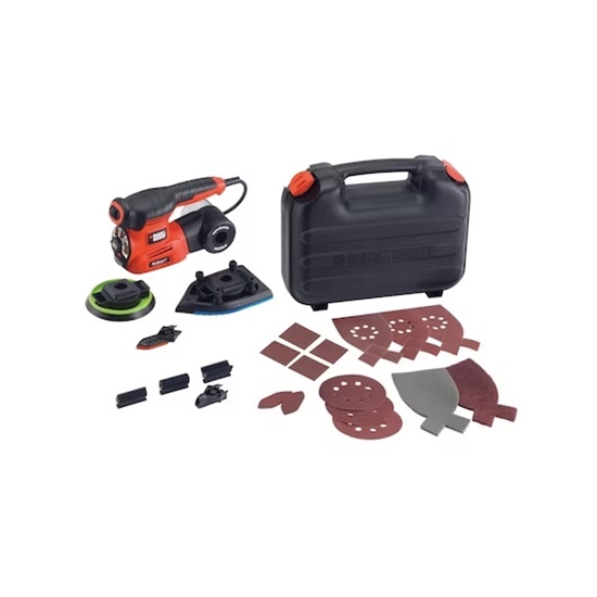 Изображение Trīsstūra slīpmašīna Black & Decker KA280K-QS; 220 W