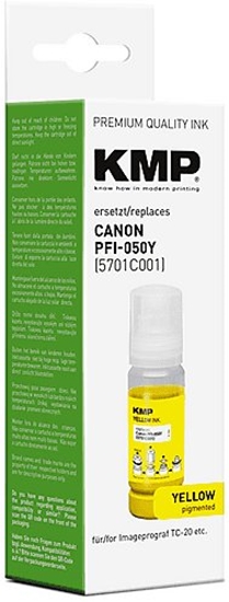 Picture of Tusz KMP Printtechnik AG KMP kartrid Canon PFI050Y (5701C001) yellow kompatybilny