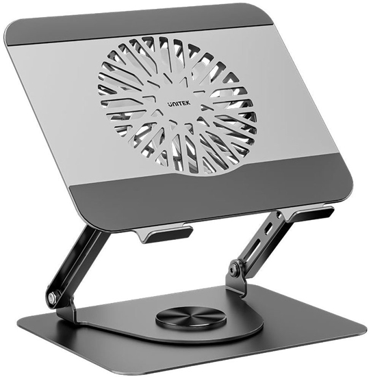 Изображение Unitek Podstawka chodzca pod laptopa regulowana 360°, 8''- 17,3''
