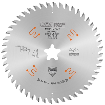 Изображение Universālais griešanas disks CMT 285; 190X2,2X20; Z28; 8°