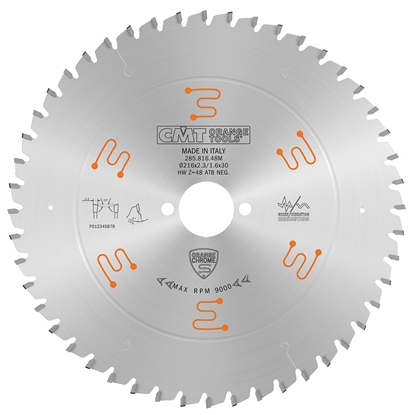Изображение Universālais griešanas disks CMT 285; 260X2,5X30; Z60; -5°