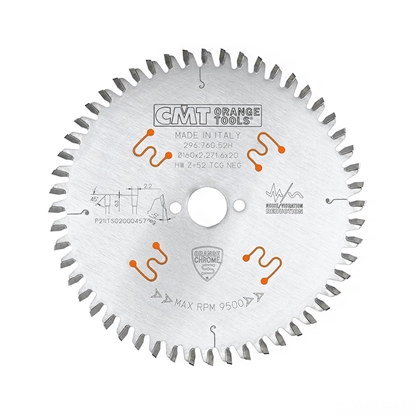 Изображение Universālais griešanas disks CMT 296; 160X2,2X20; Z52; -5°