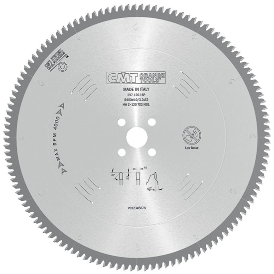 Изображение Universālais griešanas disks CMT 296; 400X4,0X32; Z120 -6°
