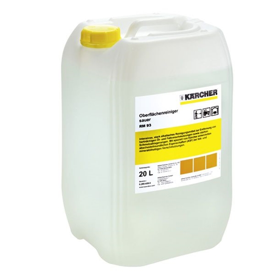 Изображение Universālais tīrīšanas līdzeklis Karcher RM 93 AGRI, 10l