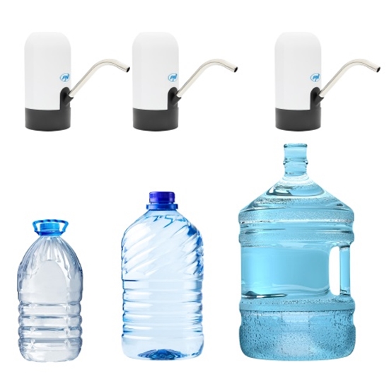 Picture of Universāls elektriskais ūdens sūknis pudelēm | 800 mAh akumulators | micro USB