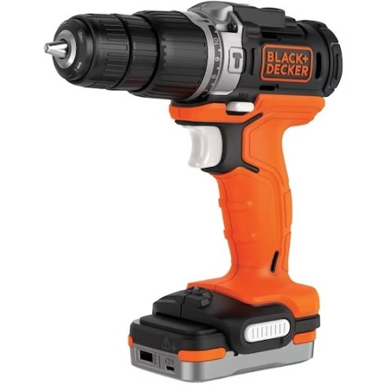 Picture of Urbjmašīna-skrūvgriezis Black & Decker BDCHD12S1-XJ; 12 V; 1x1,5 Ah akum.