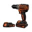Picture of Urbjmašīna-skrūvgriezis Black & Decker BL186K1B2-QW; 18 V; 2x2,0 Ah akum.