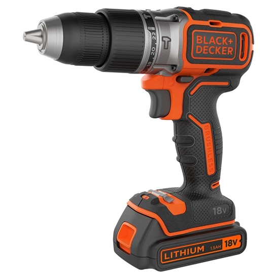 Picture of Urbjmašīna-skrūvgriezis Black&Decker BL188KB-QW; 18 V; 2x1,5 Ah akum.