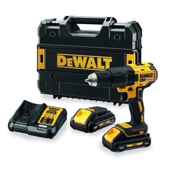 Picture of Urbjmašīna-skrūvgriezis DeWalt DCD777L2T; 18 V; 2x3,0 Ah akum.