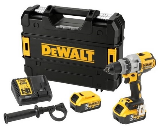 Picture of Urbjmašīna-skrūvgriezis DeWalt DCD991P2-QW; 18 V; 2x5,0 Ah akum.